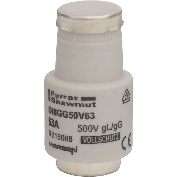Mersen D-Sicherungseinsatz DIII gG 63A/500V DIIIGG50V63
